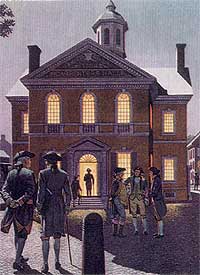 What did the first Continental Congress do when it met?