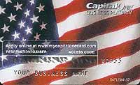 Capital One credit card promotion