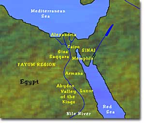 Map of Ancient Egypt