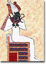 Osiris, the Egyptian god of the dead