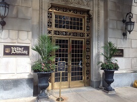 Barclay Hotel entrance