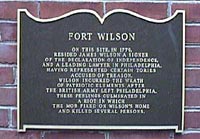 Fort Wilson Marker
