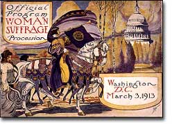 Invitation to a suffragist parade, 1913