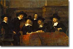 Rembrandt's Syndics of the Clothmaker's Guild