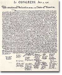 The Declaration of Independence