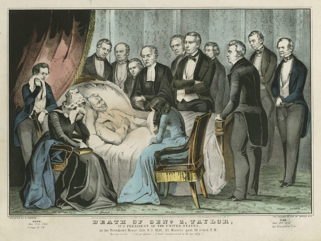 Zachary Taylor’s death from “food poisoning” prepared the way for the Compromise