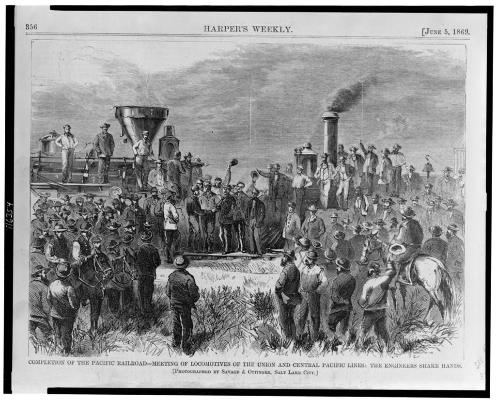 Completing of the Pacific Railroad