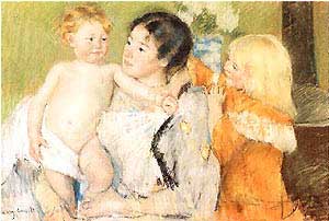 <I>After the Bath</I> by Mary Cassatt