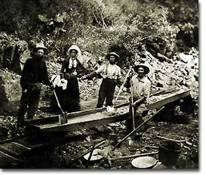 Image result for Gold mining in the 1800s