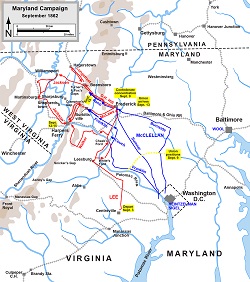 Antietam Battle Map