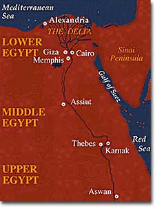 Map of Egypt