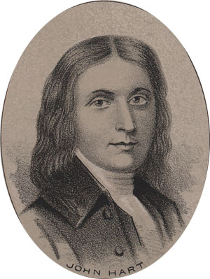 >Signers of the declaration of independence:John Hart Hart