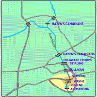 Battle of Brandywine Map