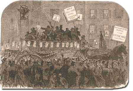 1864 campaign parade