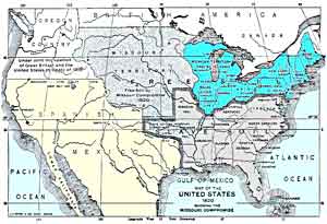 Missouri Compromise map