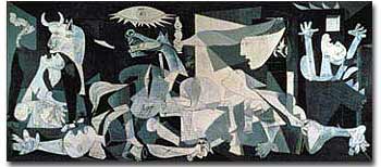 Pablo Picasso's mural "Guernica" (1937)