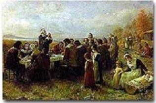 The First Thanksgiving by Brownscombe
