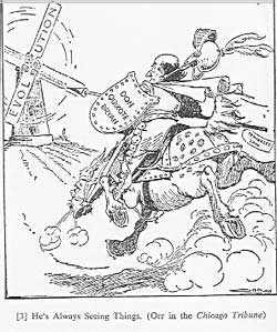 William Jennings Bryan as Don Quixote