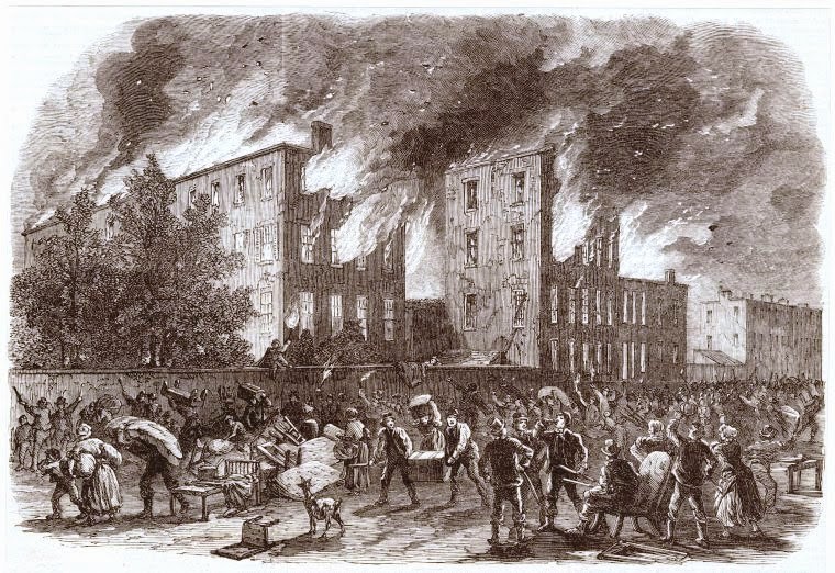 Burning of the Colored Orphan Asylum