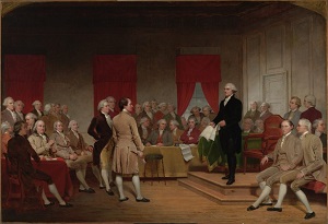 George Washington at the Constitutional convention