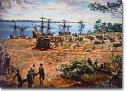 Arrival at Jamestown