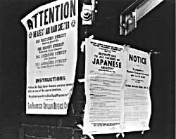 Publicly posted instructions for Japanese-Americans to turn themselves in