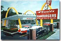 The first McDonald's