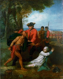painting of french and indian war