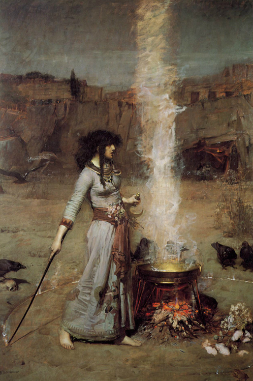 Painting of a witch