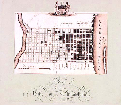 1800 Map of Philadelphia