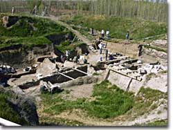 Excavation site at Çatal Hüyük