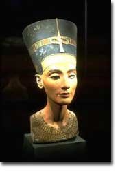 Bust of Nefertiti, the Queen of Egypt