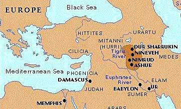 The growth of the Assyrian Empire