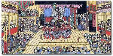 Kabuki theater, mid-Edo period
