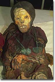 A 500-year-old Inca sacrificial mummy
