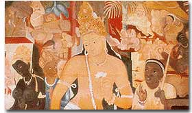 Ajanta cave painting