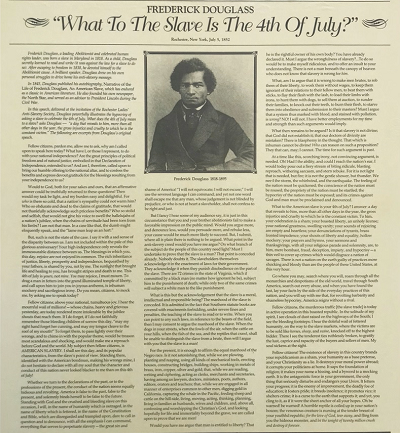 what is a slave to the fourth of july summary