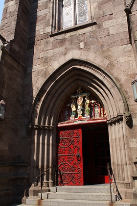 St Mark's Church exterior, door