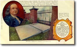 Franklin's grave