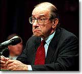 Fed chairman Alan Greenspan