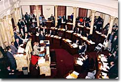 New Jersey State Legislature in session
