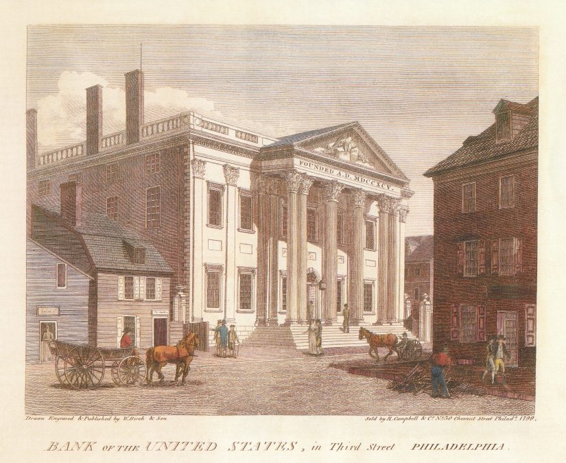 Alexander Hamilton conceived of the First Bank of the United States as a way to standardize American currency