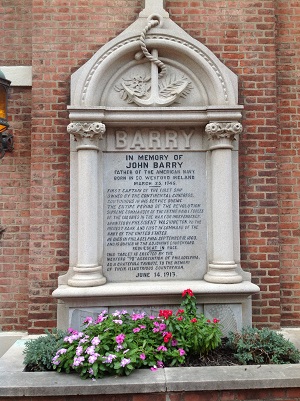 John Barry memorial at St. Mary's