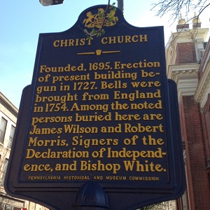 Christ Chuch historical marker