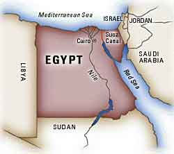 Suez map