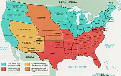 Slavery In The Territories Chart