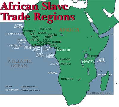 African Slave Trade Regions